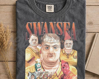Swansea T-shirt – mondspoeling videogame meme T-shirt – grappig absurd gamingshirt – indie game karakter merchandise – cadeau voor gamer fan ironisch FD