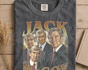 Jack McCoy Law & Order Law Show Attorney Tee, Hochzeitsdrama Fan Geschenk, Juristische Serie Parodie Bekleidung, kultiger Prosecutor TV Charakter LD