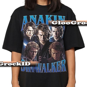Anakin Skywalker Star Wars Jedi Knight Graphic Tee – Darth Vader Prequel T-Shirt – Galactic Saga Merch – Gift for Sci-Fi Fan, Dark Hero FD