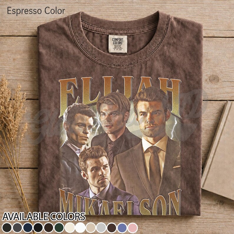 Eliija Mikaelson The Vampire Diaries Original Vampir Tee - Retro Supernatural TV Show Shirt - Geschenk für Fantasy Fan Fan Art FF Bild 6