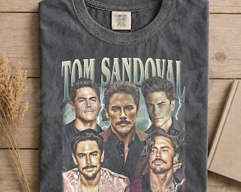 Tom Sandoval Realität Star inspiriert Shirt, Popkultur Drama T-Shirt, Fan Art Design, Tribut an ikonische TV-Persönlichkeit, Scandoval Meme Shirt LD