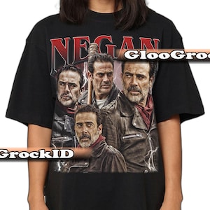 Negan The Walking Dead Graphic Tee – shirt Lucille Bat Villain – AMC Zombie Apocalypse Merch – cadeau voor horror tv-show fan survivalhorror