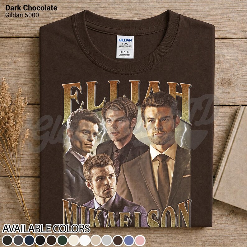 Eliija Mikaelson The Vampire Diaries Original Vampir Tee - Retro Supernatural TV Show Shirt - Geschenk für Fantasy Fan Fan Art FF Bild 5