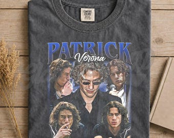 Patrick Verona 10 Things I Hate About You Movie Tee – Heath Ledger Rom-Com T-Shirt – 90s Teen Film Merch – Gift for Movie Fan FD