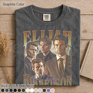 Eliija Mikaelson The Vampire Diaries Original Vampir Tee - Retro Supernatural TV Show Shirt - Geschenk für Fantasy Fan Fan Art FF Bild 2