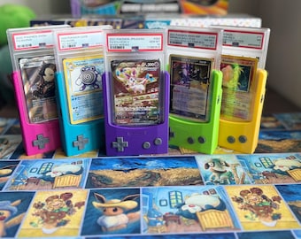 Gameboy Graded Slab Stand: 3D Printed Trading Card Holder