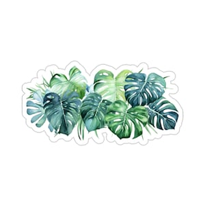 Monstera Kiss-Cut Stickers