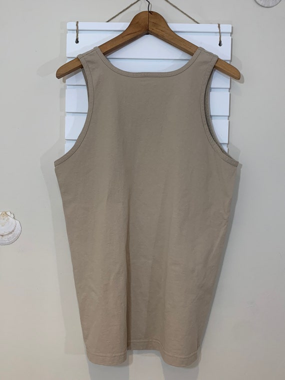 Vintage Natural Taupe Color Tank Top-Minimalist- … - image 6