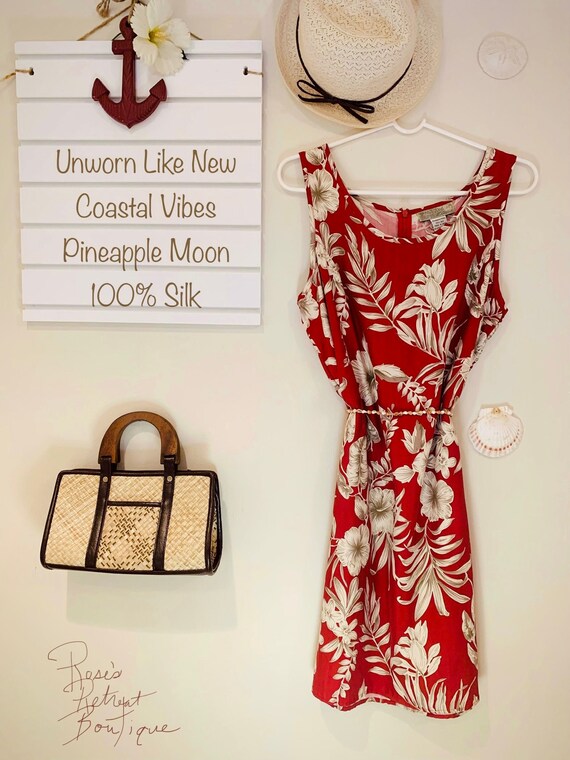 Vintage hawaiian silk pineapple Gem