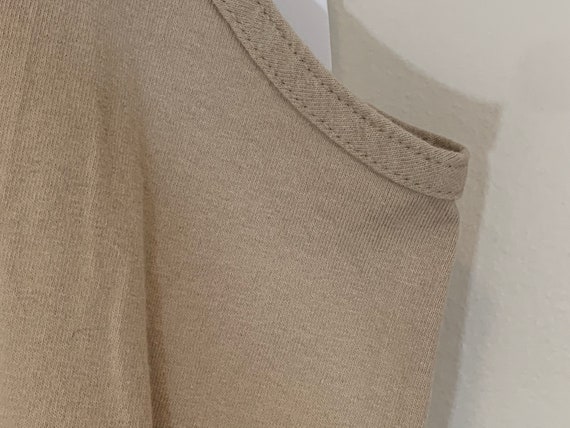 Vintage Natural Taupe Color Tank Top-Minimalist- … - image 5