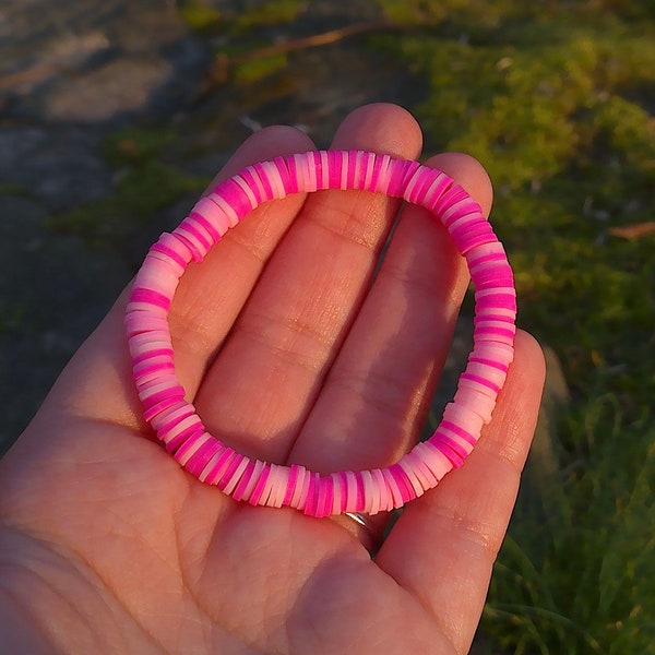 Pinkalicious Heishi Bracelet