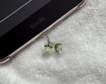 Ciondolo Kindle Lily of the Valley / Tappo antipolvere USB-C