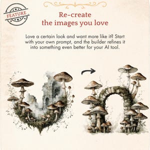 Academia Prompt Builder - Dark Academia, Light Academia, Coquette, Gothic Vintage AI Art Prompt Tool for Midjourney, ChatGPT, Nano Banana 画像 8