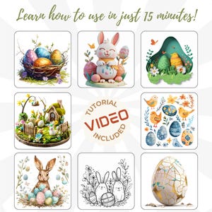 Video guide how to create Easter prompts learn Midjourney fast