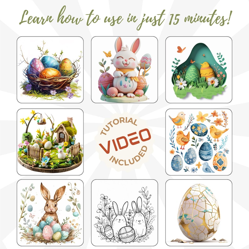 Video guide how to create Easter prompts learn Midjourney fast