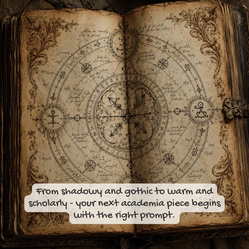 Academia Prompt Builder - Dark Academia, Light Academia, Coquette, Gothic Vintage AI Art Prompt Tool for Midjourney, ChatGPT, Nano Banana 画像 11