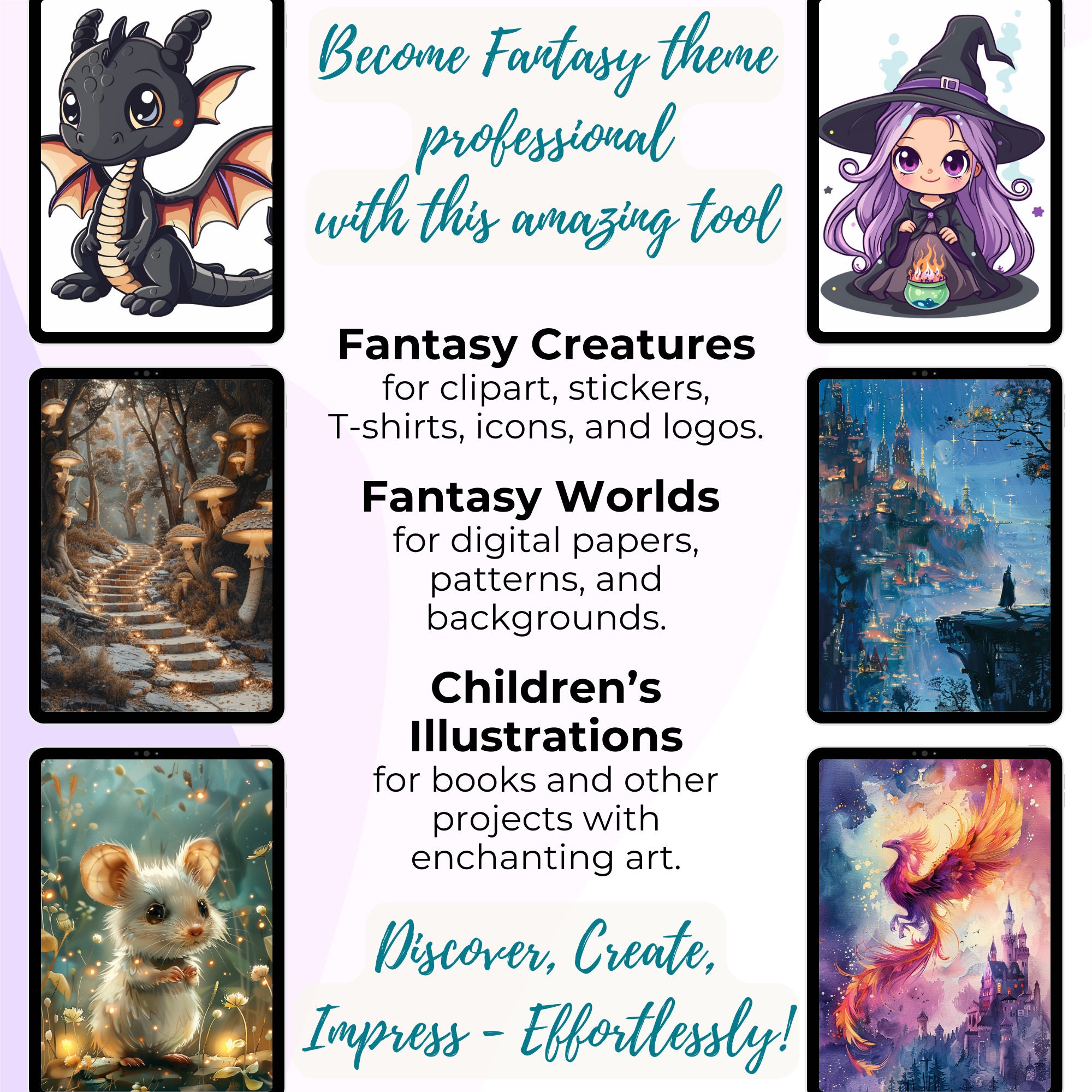 Fantasy Prompt Builder PRO Midjourney Prompt Generator Learn Ai Dall-e ...