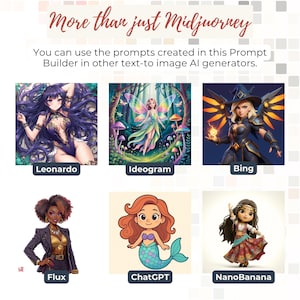 Character Prompt Builder PRO Midjourney Prompt Generator Consistent ...