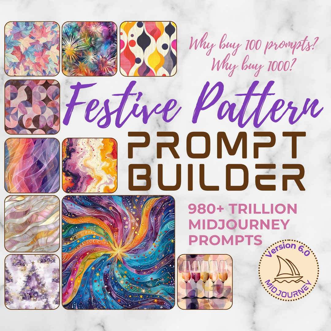 Festive Pattern Prompt Builder Midjourney Prompt Holiday Seamless ...