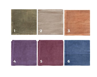 Bandana en coton délavé teint à la main : écharpe bohème