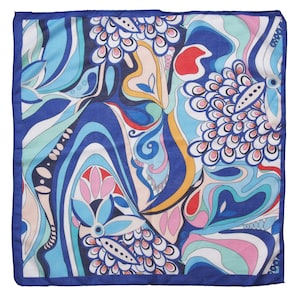 NWT Handmade Floral 18” x 18” Scarf NWT Collection 18 Floral Scarf | eBay main image 2