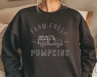 Farm Fresh pumpkin svg, Farmhouse fall svg, Fall pumpkin svg, Thanksgiving svg, Thankful pumpkin svg, Autumn shirt svg, Fresh pumpkin svg