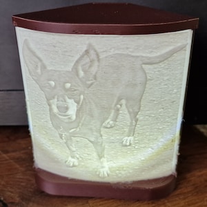 Personalised Lithophane light Box