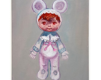 Peinture à l'acrylique originale, "Souvenir de Shibuya"