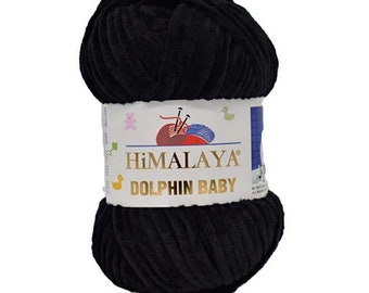 Himalaya Dolphin Baby - Laine Chenille Douce pour Amigurumi - Pelote de laine tricot & Pelote de laine crochet amigurumi