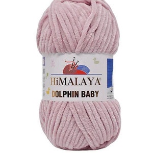 Himalaya Dolphin Baby - Filato di ciniglia morbido per amigurumi - Filato per maglieria e uncinetto per amigurumi