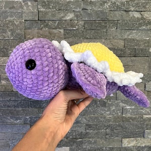 Stuffed turtle. Handmade crochet amigurumi image 5