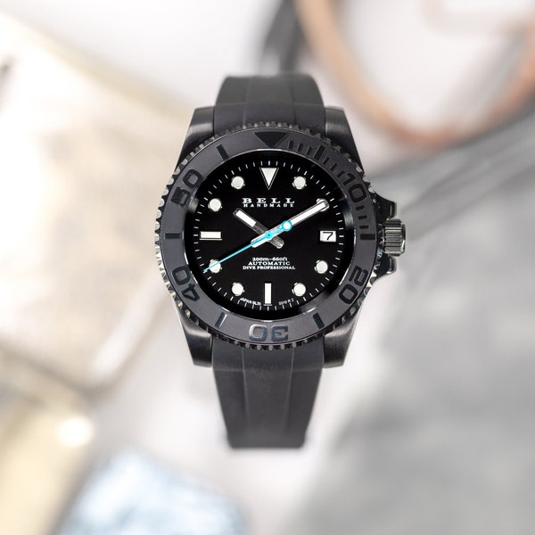 BELL Handmade NH35 Dive Professional "Neptune" Automatic Six O Watch