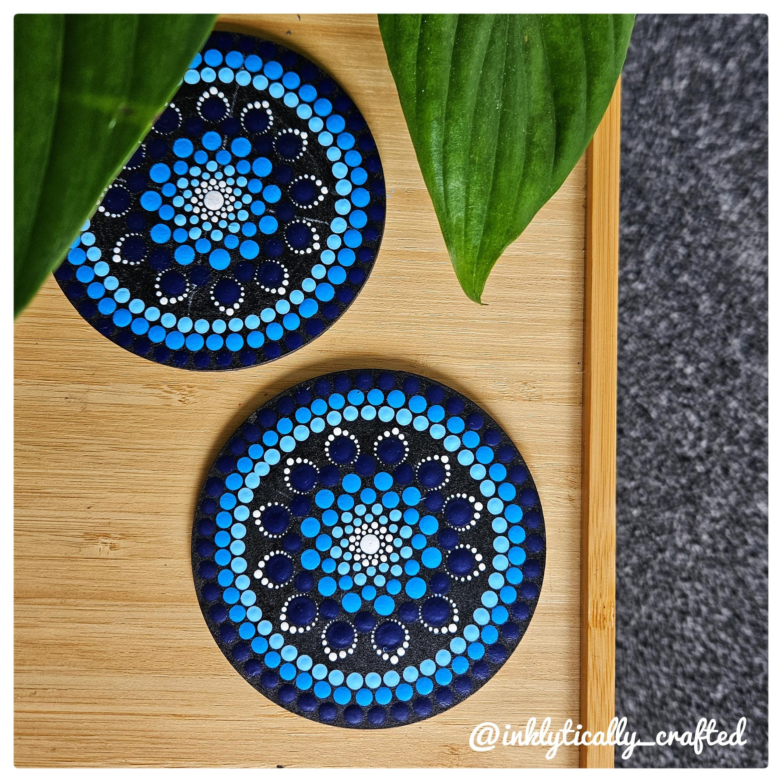 Dot Mandala Coaster Sets - Etsy