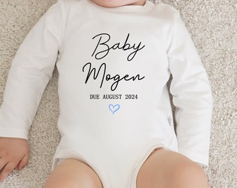 Personalised Hello World Babygrow Sleepsuit, Vest, New Girl Gift, Coming Home Gift, New Baby, Pregnancy Announcement sleepsuit