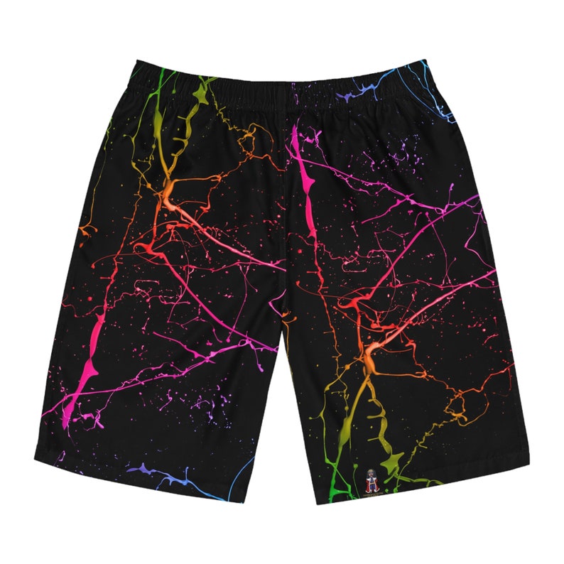 Paint Splash Men's Board Shorts (AOP) - Etsy