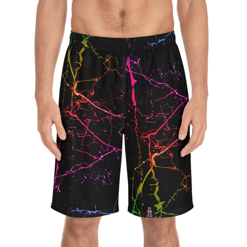 Paint Splash Men's Board Shorts (AOP) - Etsy