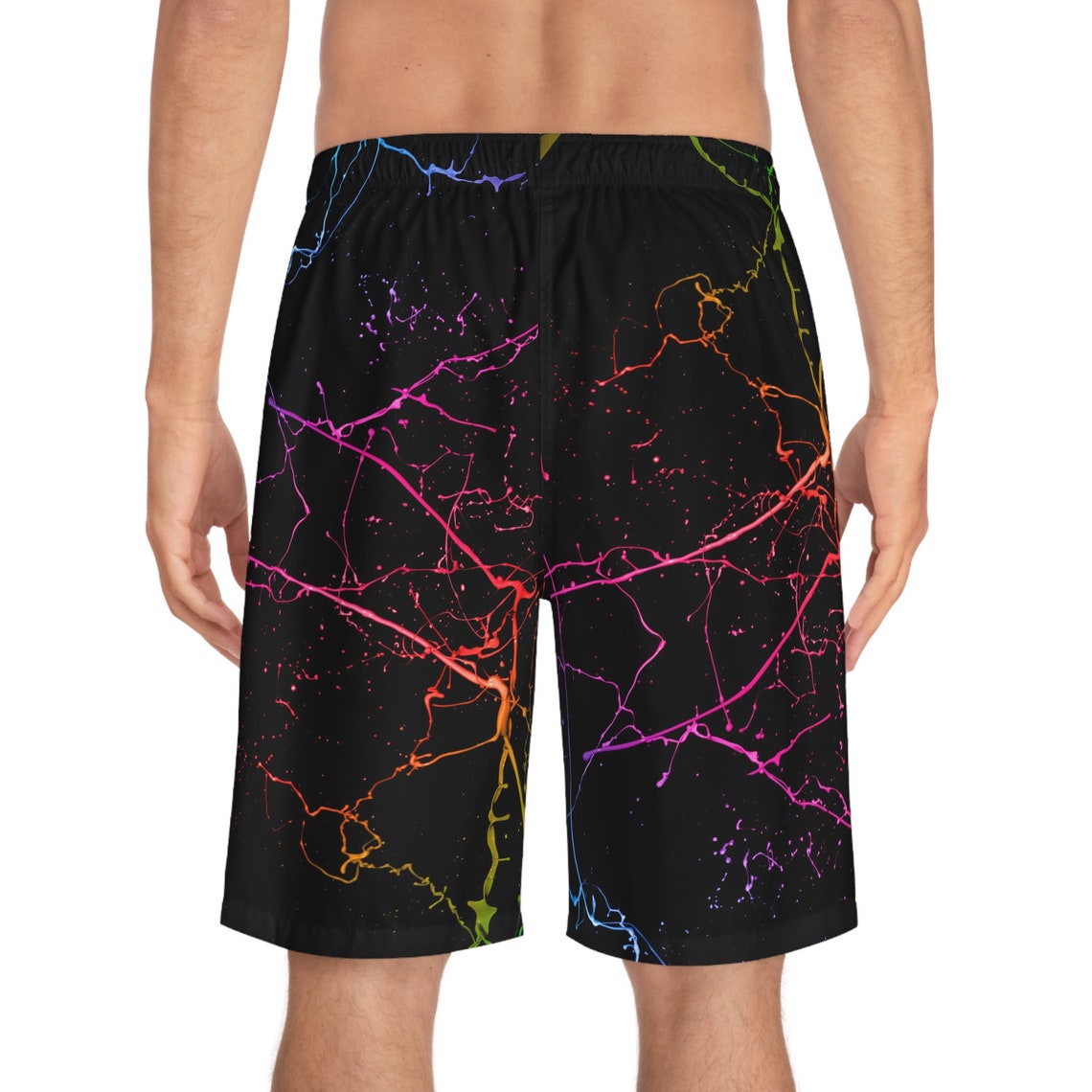 Art Splash Denim Shorts Set