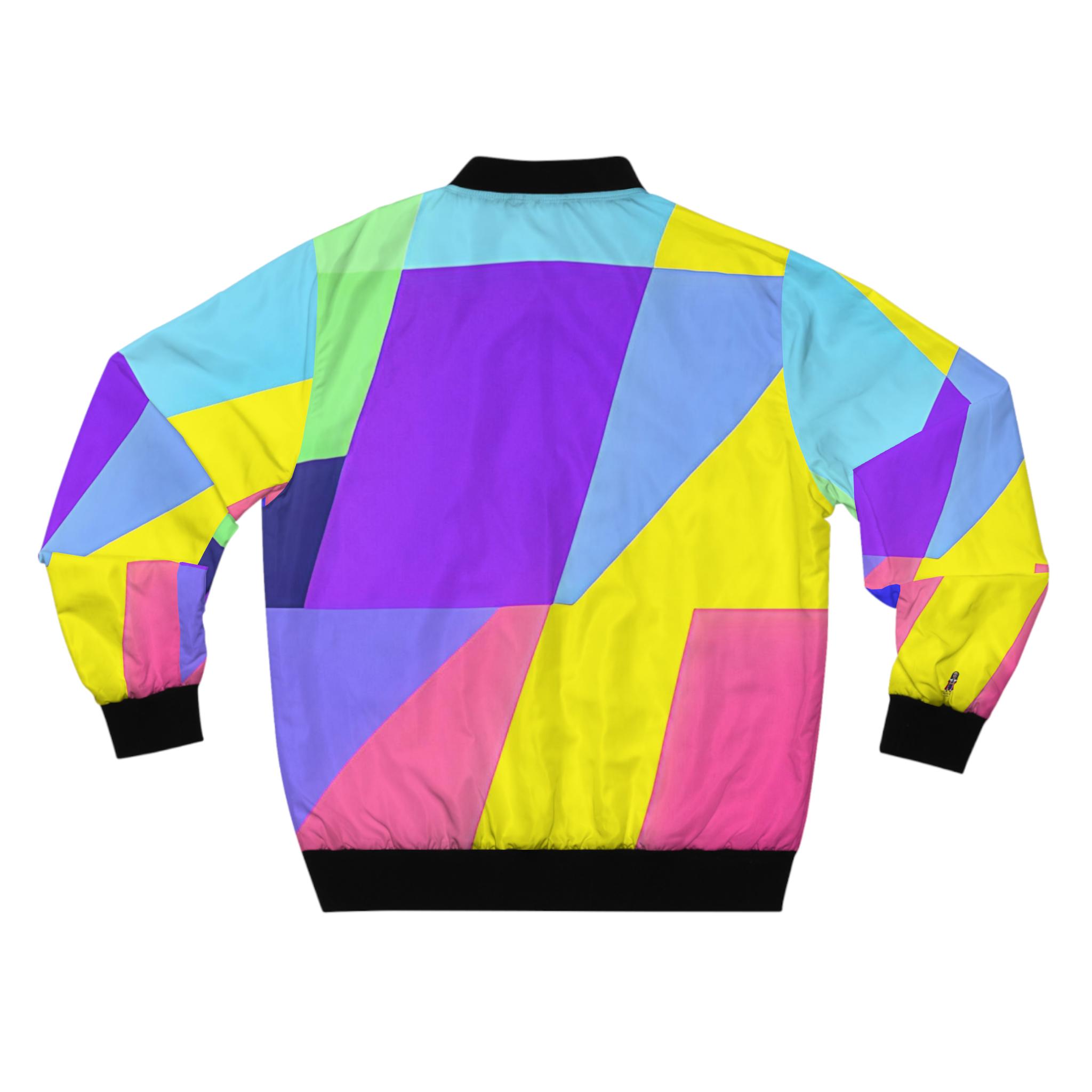 90s 80s Style Polyester Bomber Jacket (AOP) - Etsy
