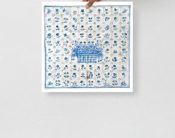 Blue Tiles In Porto