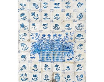 Premium Puzzle "Blue Tiles In Porto"
