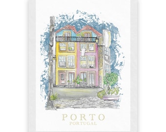 Postcard "Adorable Square In Porto"