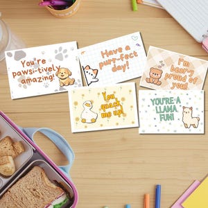 Lunch Box Notes for Kids, Encouraging and Funny Quotes for Grade Schoolers