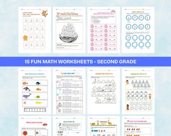 Second Grade Math Worksheets: 15 Fun, Engaging Math Activities for 2nd Graders