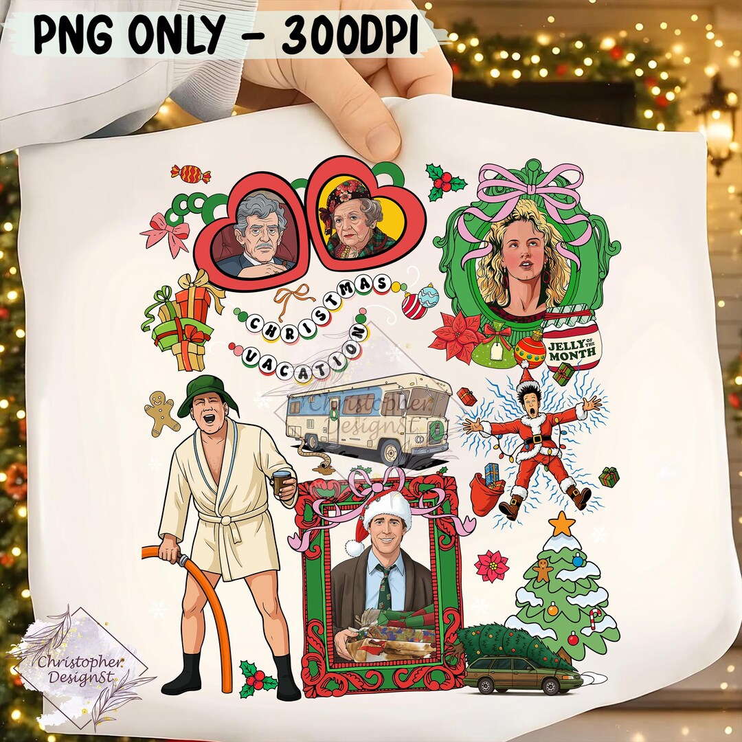 National Lampoon's Christmas Vacation Png, Happiest Christmas Png — free download