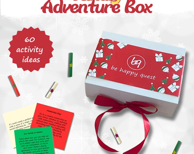Christmas Gift - Family Adventure Box | Activity Ideas | Conversation starters | Family Game