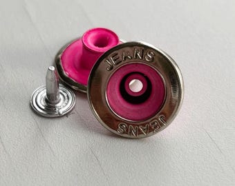 Remplacement De Boutons De Pantalon En Laiton Pour Boutons De 15 à 17 Mm, Lot De 20, Bouton De Pantalon En Métal, Réparation De Jeans, Bouton De