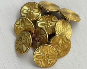 20 mm metalen messing gouden jeansknoop – duurzame klinknagelsluiting zonder naaien voor denim, jassen, tassen en doe-het-zelfprojecten