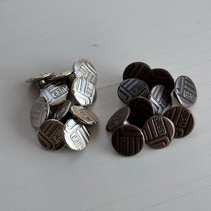 17mm Metal Denim Jean Button with nails for denims, Jackets Denim Projects