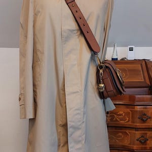 Vintage Packable Duster Coat Beige Pocket Coat Lightweight Spring Summer Coat Werther Travel Coat Minimalist Trench Style