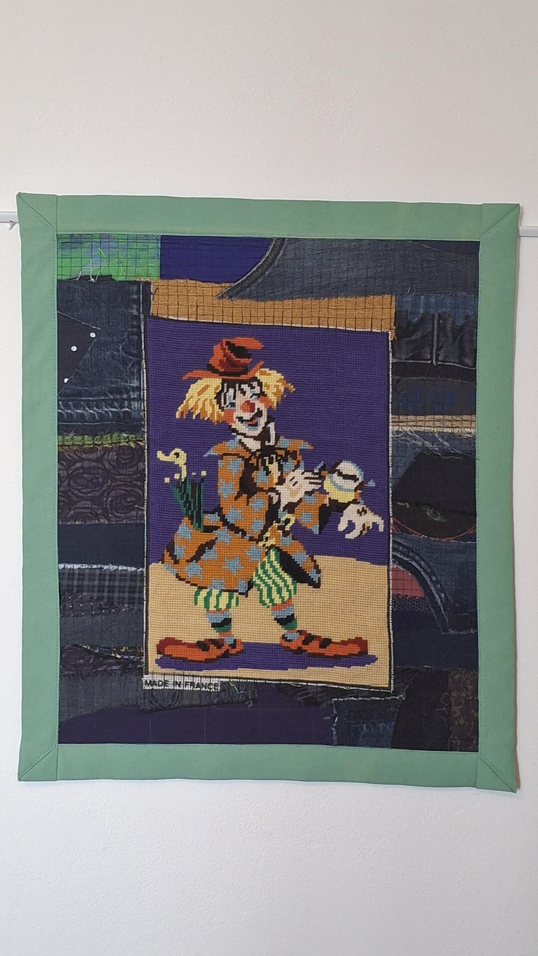 Neo Circus Textile Art – Dark Carnival Wall Piece 18 X 21 In - Etsy